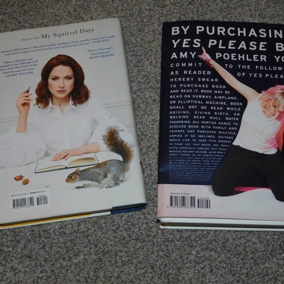 Ellie Kemper + Amy Poehler books - The Office / Parks & Rec actresses - Picture 2 of 2